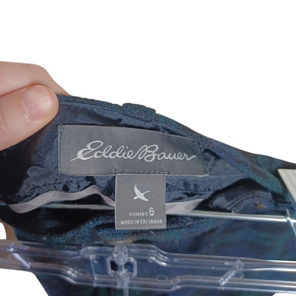 Eddie Bauer Black Watch Tartain Plaid Academia Geek Nerd Mini School Skirt 6 - Picture 5 of 8